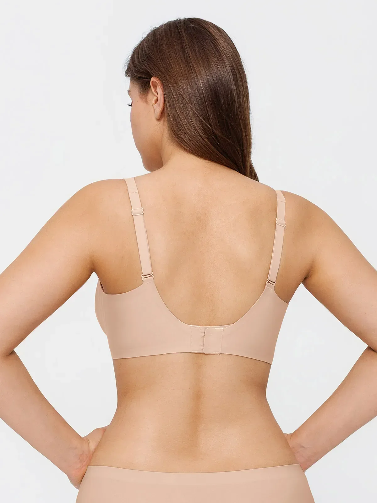 Seamless Wireless Jelly Leopard Contour Minimizer Support Bra